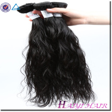 100 Percentage Human Hair Natural Black Double Weft